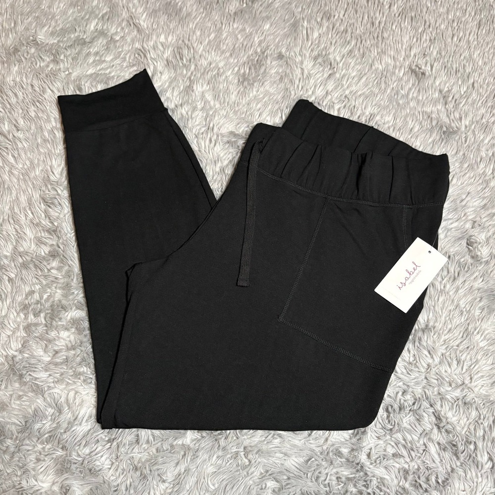 Isabel Maternity Soft Joggers Black Womens‎ XXL NEW Soft Comfy Pregnancy
